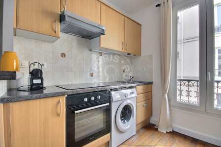 Cozinha Apartamento mobilado - 27m²  - 1 quarto - Oberkampf - Paris