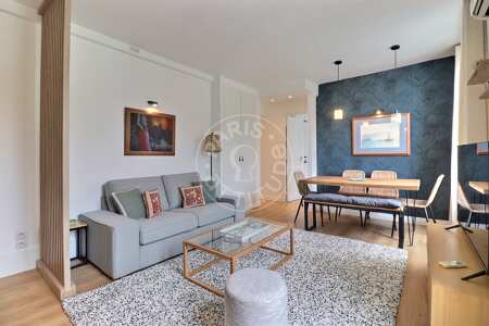 Sala Apartamento mobilado - 47m²  - 2 quartos - Plaisance / Pernety - Paris