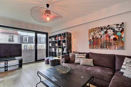 Sala Apartamento mobilado - 72m²  - 2 quartos - Tolbiac - Paris