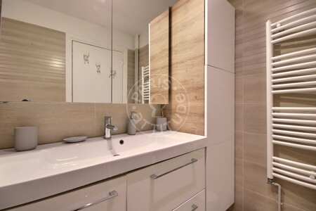 Casa de banho Apartamento mobilado - 72m²  - 2 quartos - Tolbiac - Paris