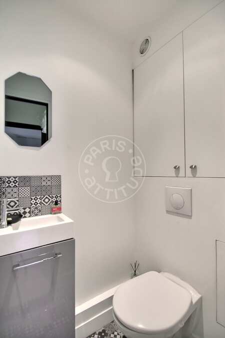 WC Apartamento mobilado - 72m²  - 2 quartos - Tolbiac - Paris