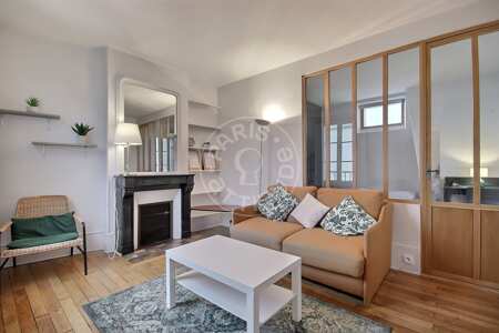 Salón Piso amueblado - 34m²  - 1 dormitorio - Poissonnière - París