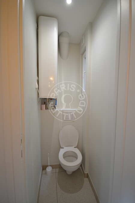 WC Möblierte wohnung - 32m²  - 1 Zimmer - Jules Joffrin - Mairie du 18ème - Paris