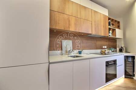 Cuisine Appartement meublé - 37m²  - 1 chambre - Montmartre / Place des Abbesses - Paris