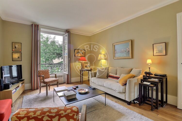 Salon - 1 chambre meublé - Paris 75007 - 17079