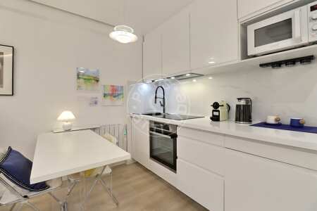 Küche Möblierte alkovenwohnung - 32m²  - Motte-Piquet Grenelle - Paris