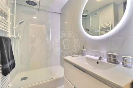 Badezimmer Möblierte alkovenwohnung - 32m²  - Motte-Piquet Grenelle - Paris