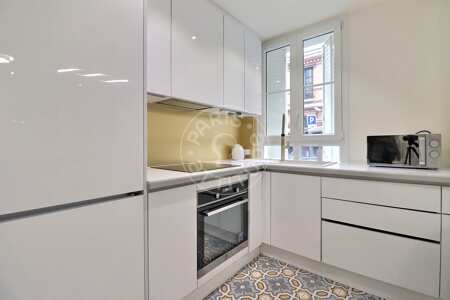 Cocina Piso amueblado - 42m²  - 1 dormitorio - Parc André Citroën - París