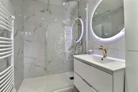 Baño Piso amueblado - 42m²  - 1 dormitorio - Parc André Citroën - París