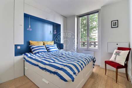 Dormitorio Dúplex amueblado - 58m²  - 2 dormitorios - Batignolles - París