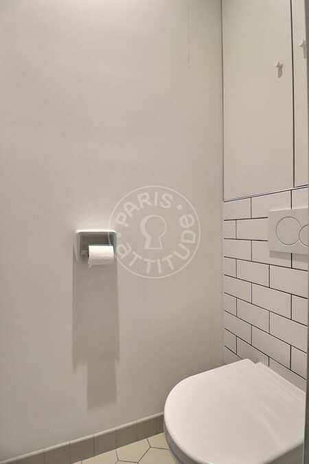 Inodoro Dúplex amueblado - 58m²  - 2 dormitorios - Batignolles - París