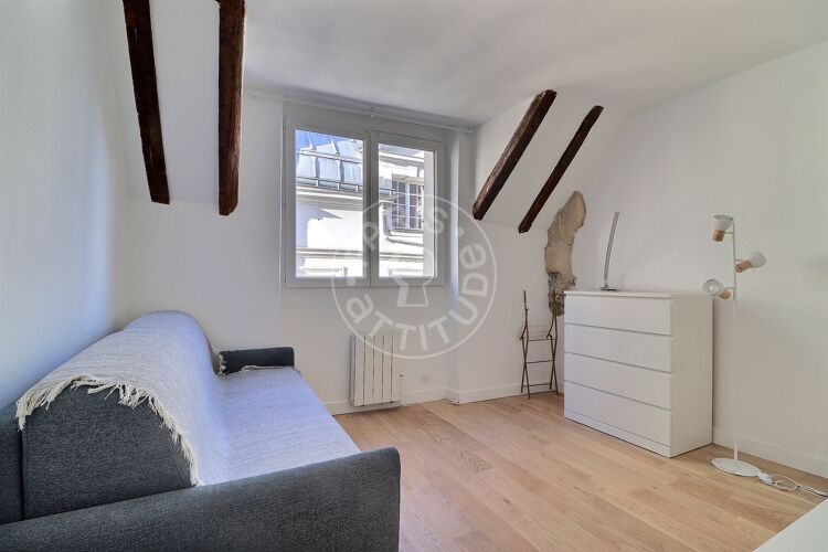 Living room - Furnished studio - Paris 75006 - 17088