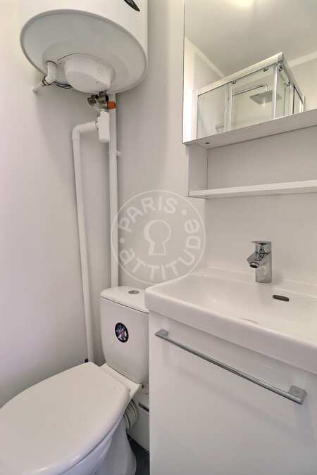 Bathroom Furnished studio - 14m²  - Saint-Germain - Paris