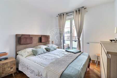 Chambre Appartement meublé - 48m²  - 1 chambre - Bir-Hakeim - Paris
