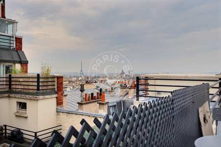 Balcone Appartamento arredato - 34m²  - 1 locale - Place de Clichy - Parigi