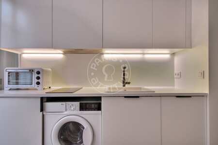 Cuisine Appartement meublé - 28m²  - 1 chambre - Saint-Germain - Paris