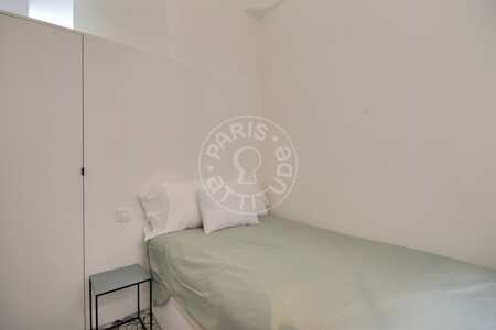 Chambre Appartement meublé - 28m²  - 1 chambre - Saint-Germain - Paris