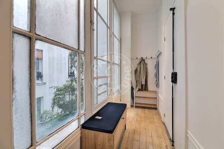 Entrée Appartement meublé - 84m²  - 2 chambres - Notre-Dame de Lorette - Paris