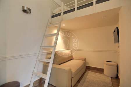 Sala Apartamento mobilado - 26m²  - 1 quarto - Arc de Triomphe - Paris