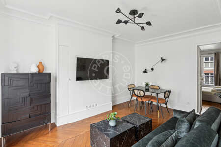 Sala Apartamento mobilado - 55m²  - 2 quartos - Saint Placide - Paris