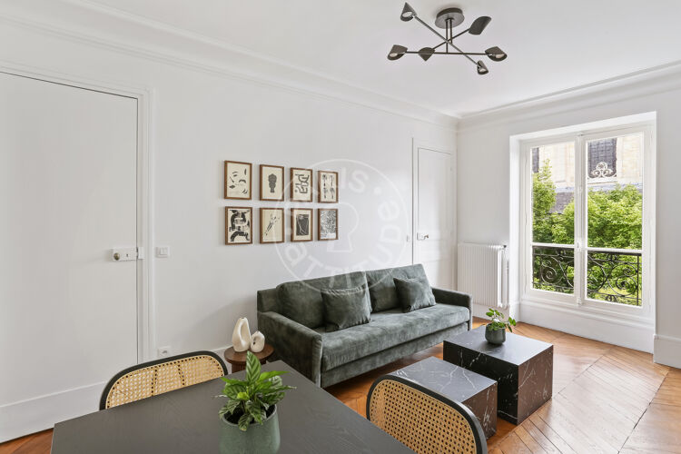 Wohnzimmer - Möblierte 2 Zimmer - Paris 75006 - 17102