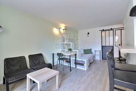 Wohnzimmer Möblierte alkovenwohnung - 34m²  - Commerce - Paris