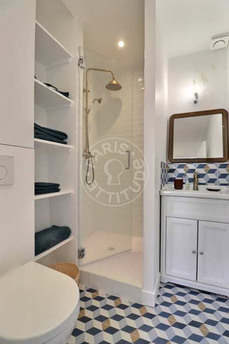 Bagno Appartamento arredato - 39m²  - 1 locale - Oberkampf - Parigi