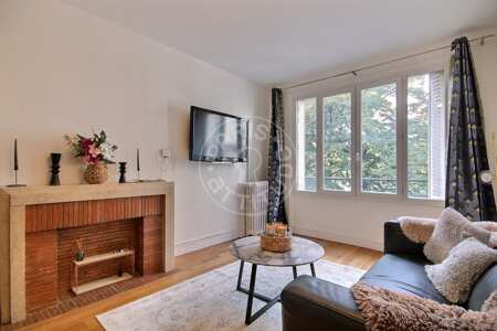 Salón Piso amueblado - 98m²  - 3 dormitorios - Porte de Champerret - París