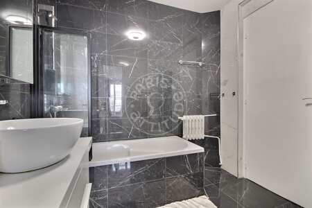 Baño Piso amueblado - 98m²  - 3 dormitorios - Porte de Champerret - París