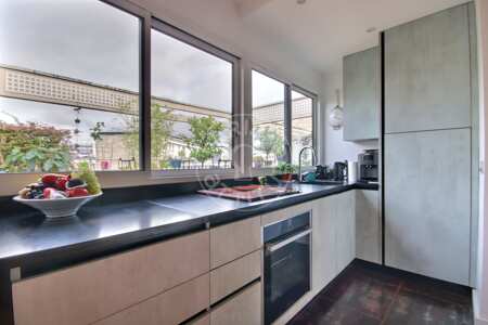 Cucina Appartamento arredato - 38m²  - 1 locale - Montmartre / Place des Abbesses - Parigi