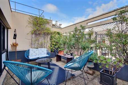 Terrazzo Appartamento arredato - 38m²  - 1 locale - Montmartre / Place des Abbesses - Parigi