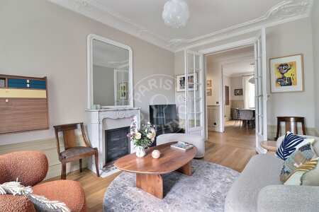 Wohnzimmer Möblierte wohnung - 74m²  - 2 Zimmer - Commerce - Paris