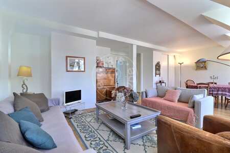 Living room Furnished apartment - 98m²  - 2 bedrooms - Ecole Militaire / Unesco / Duroc - Paris