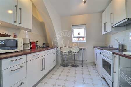 Kitchen Furnished apartment - 98m²  - 2 bedrooms - Ecole Militaire / Unesco / Duroc - Paris