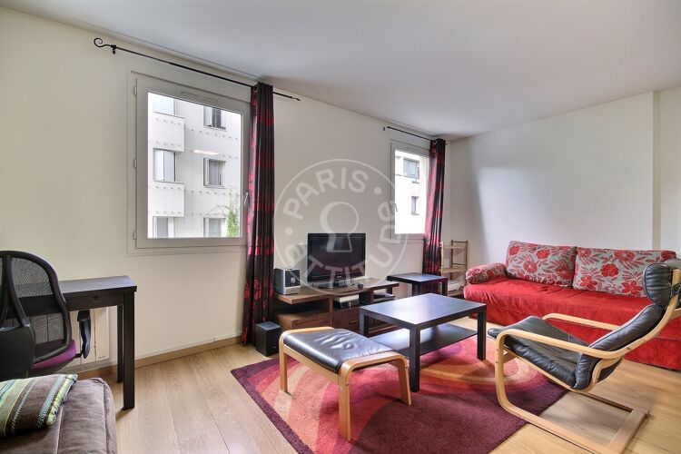 Salón - 1 dormitorio amueblado - París 75020 - 17116