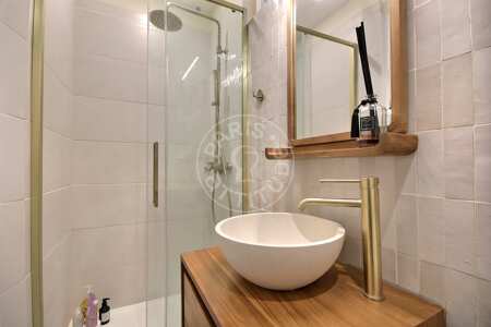 Salle de bain Appartement meublé - 35m²  - 1 chambre - Montsouris - Paris