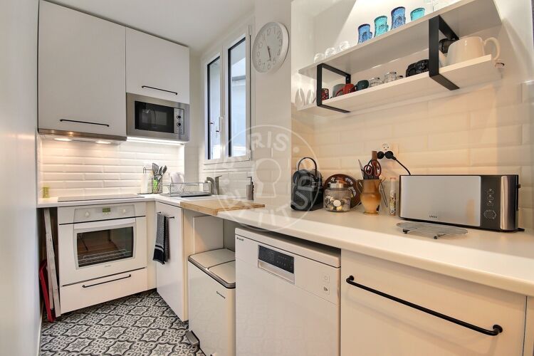 Kitchen - Furnished 2 bedrooms - Paris 75016 - 17124