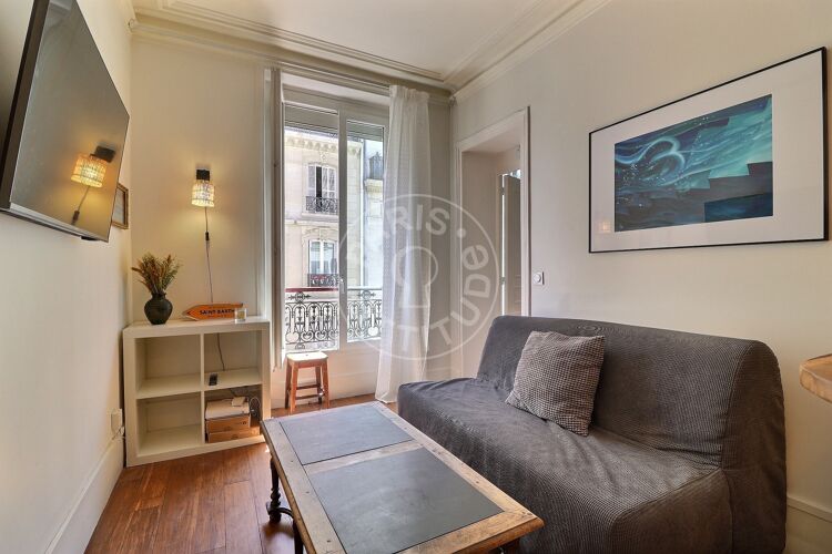 Salón - 1 dormitorio amueblado - París 75011 - 17127