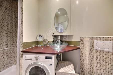 Baño Estudio amueblado - 22m²  - Madeleine - París