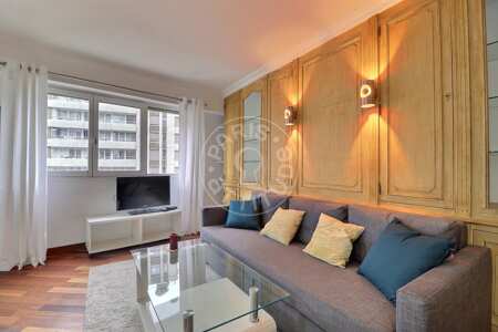 Sala Apartamento mobilado - 54m²  - 1 quarto - Boulogne-Billancourt