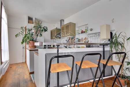 Küche Möblierte wohnung - 57m²  - 1 Zimmer - Montmartre / Place des Abbesses - Paris