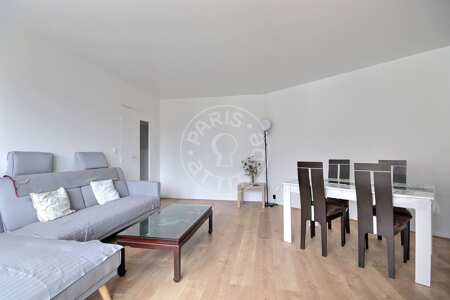 Salón Piso amueblado - 73m²  - 2 dormitorios - Canal Saint-Martin - París