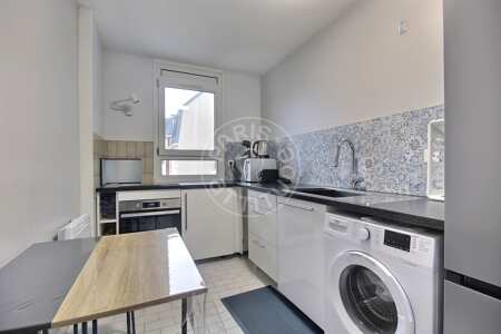 Cocina Piso amueblado - 73m²  - 2 dormitorios - Canal Saint-Martin - París