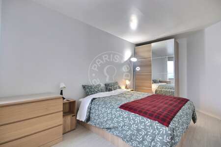 Dormitorio Piso amueblado - 73m²  - 2 dormitorios - Canal Saint-Martin - París