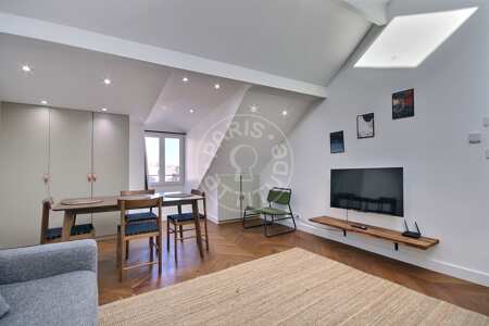 Wohnzimmer Möblierte alkovenwohnung - 40m²  - Montorgueil - Paris