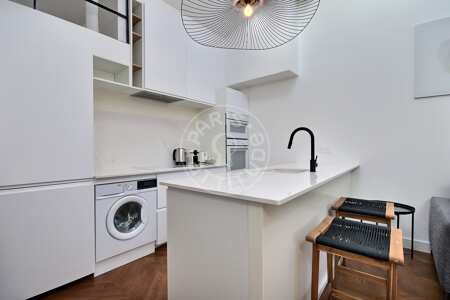 Küche Möblierte alkovenwohnung - 40m²  - Montorgueil - Paris