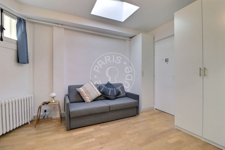 Living room - Furnished studio - Paris 75016 - 17145