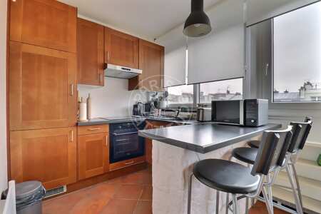 Cucina Monolocale arredato - 32m²  - Mirabeau - Parigi