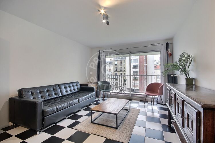 Living room - Furnished studio - Paris 75018 - 17158