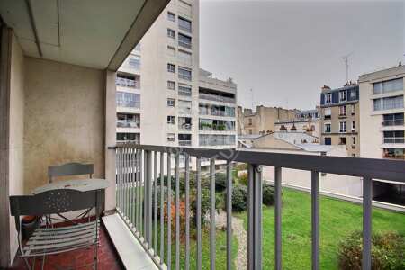 Balcon Studio meublé - 29m²  - Jules Joffrin - Mairie du 18ème - Paris